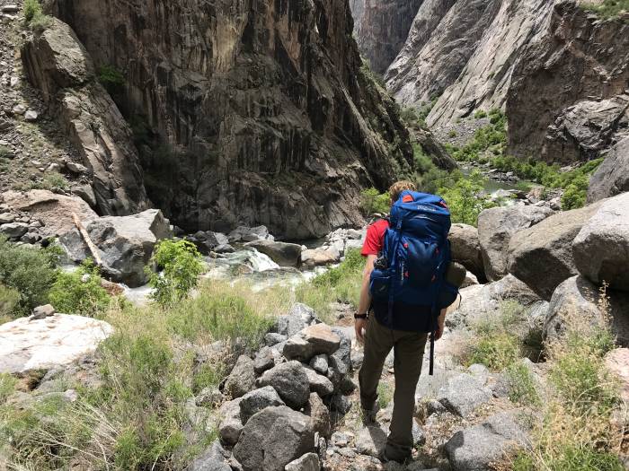 backpacking in Black Canyon of the Gunnison National Park