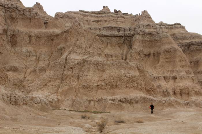 Notch trail in Badlands National Park