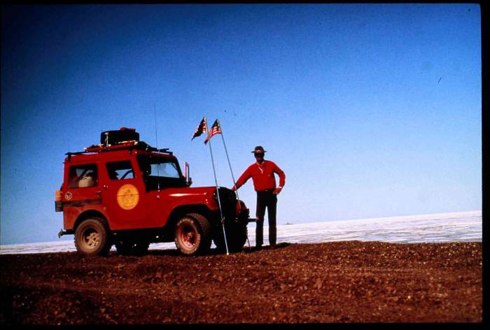 First Around the World Crossing by Jeep