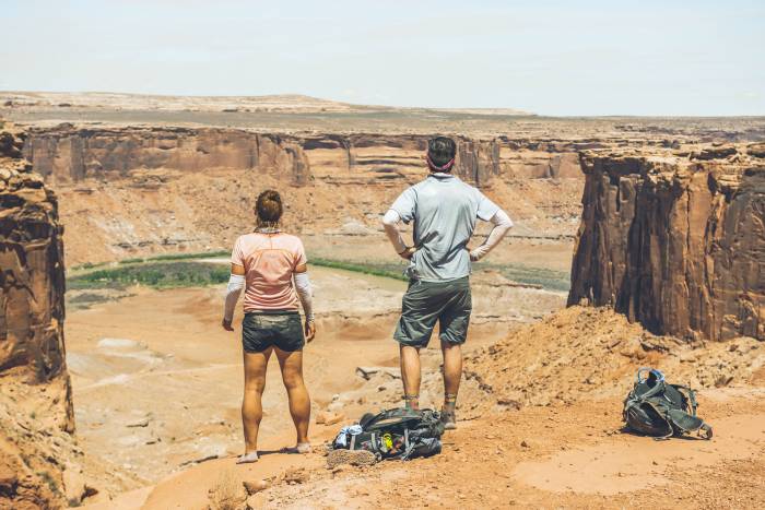 Hiking White Rim Trail Columbia Gear
