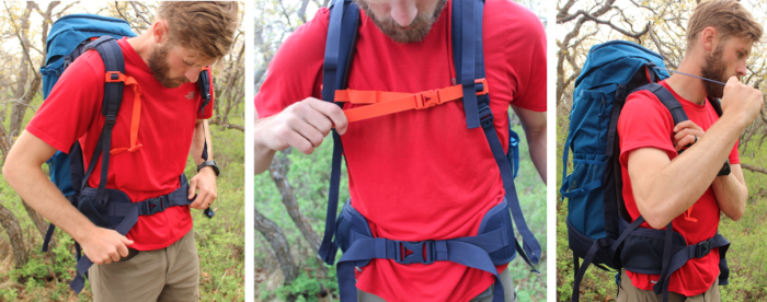 properly adjust a backpack