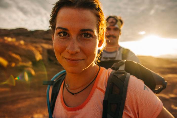 Lauren Steele in Columbia gear