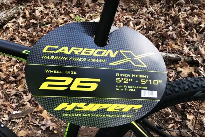 Walmart Hyper Carbon X mountain bike