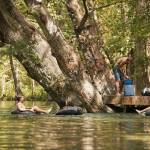 float a river in an inner tube