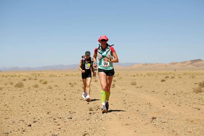 trail running in heat