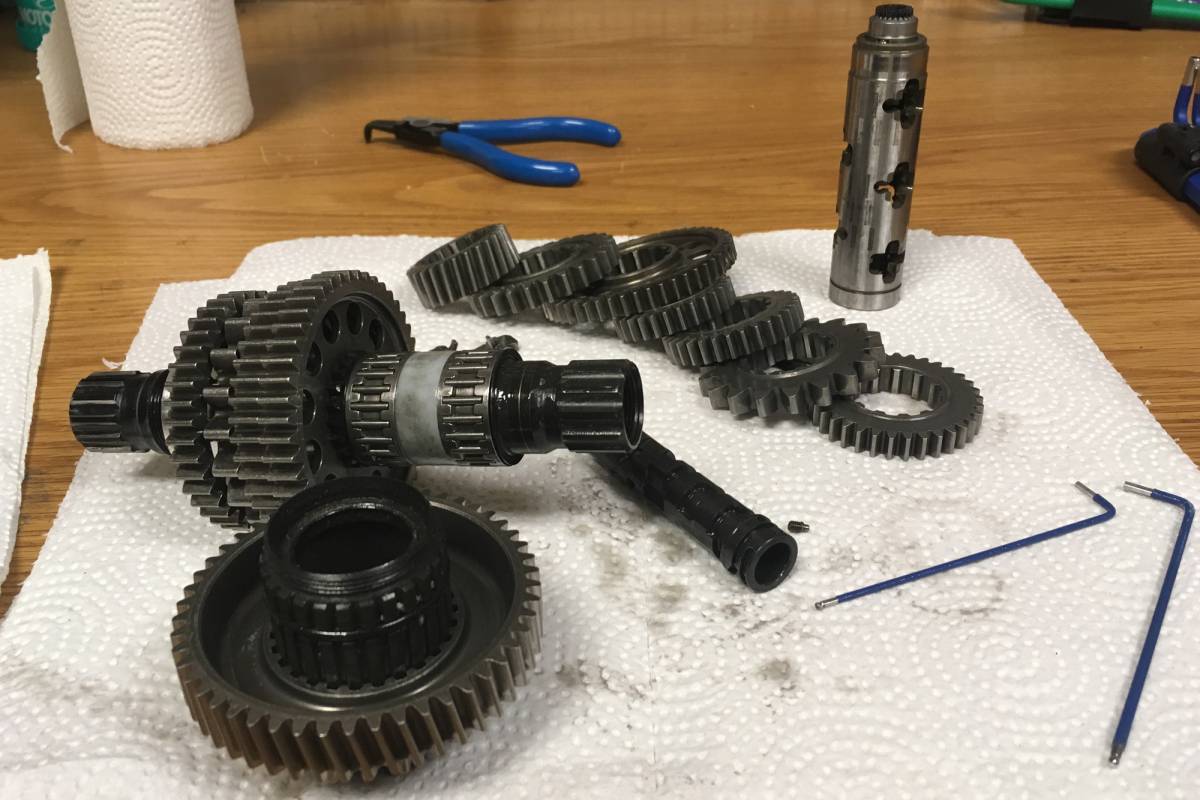 12 speed pinion gearbox