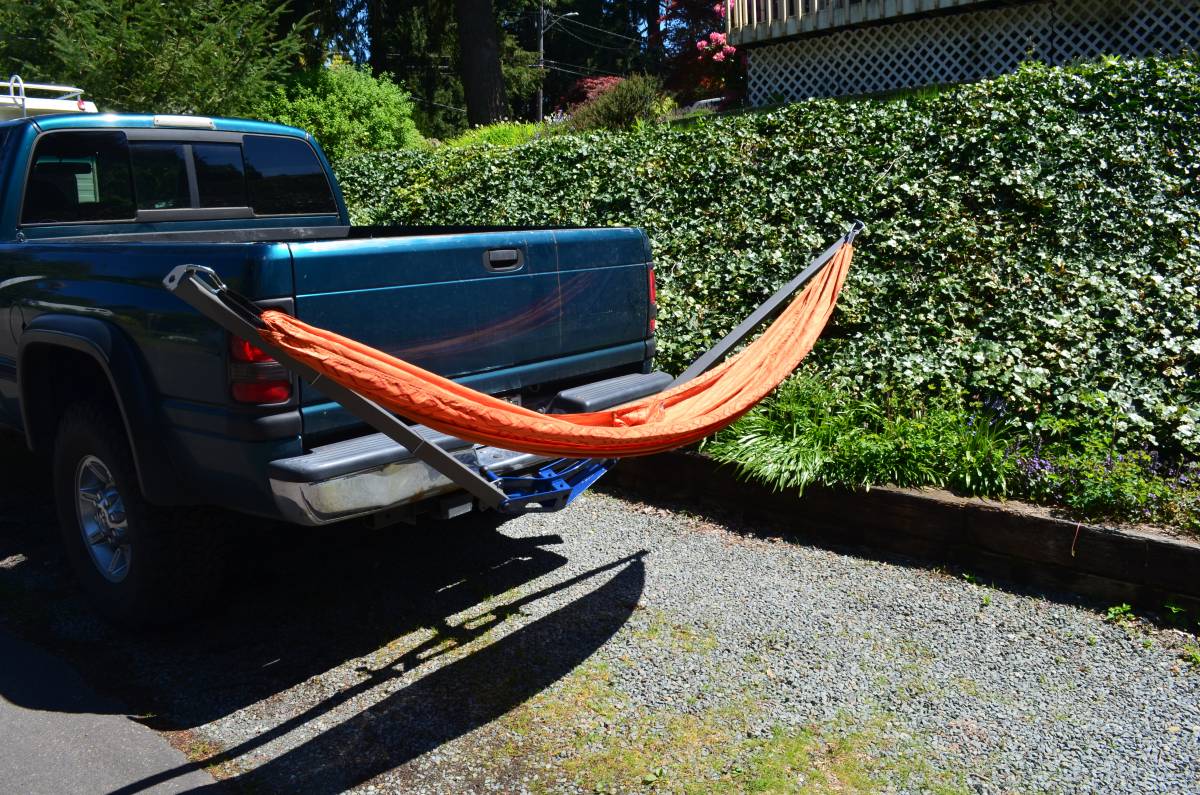 Hitch Mount Hammocking, No Trees Needed GearJunkie