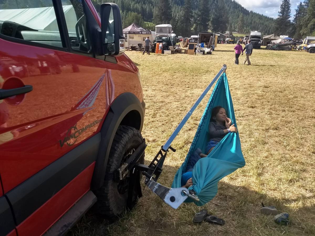 Hitch Mount Hammocking, No Trees Needed GearJunkie