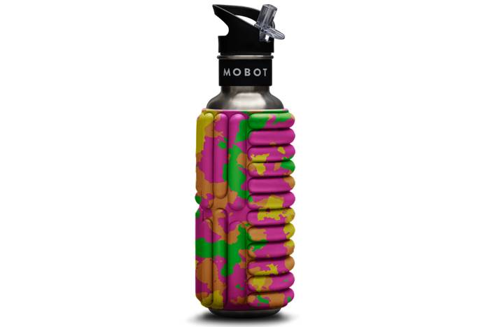 Mobot foam roller water bottle