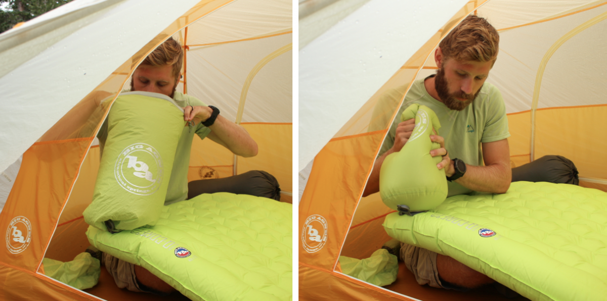 Big Agnes Double Sleeping Pad, Bag Review Cuddling in the Backcountry