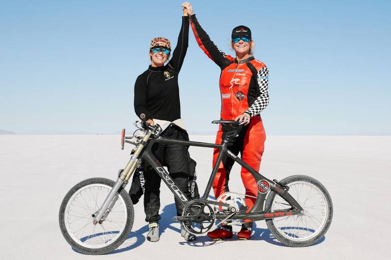 184 MPH on a Bicycle! Woman Sets New Speed Record | GearJunkie