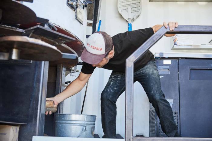 American Giant blue jeans Made in America