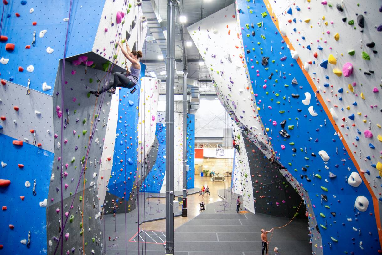 America's Largest Climbing Gym What It's Like GearJunkie