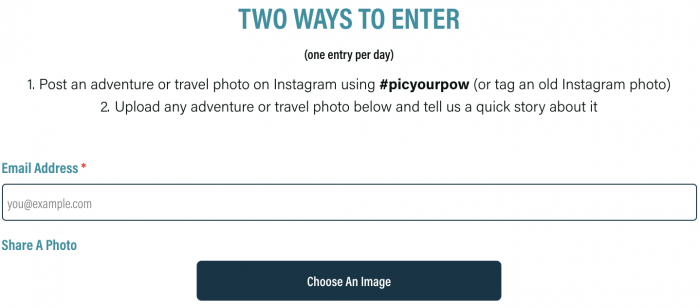 High Sierra Pick Your Powder Contest