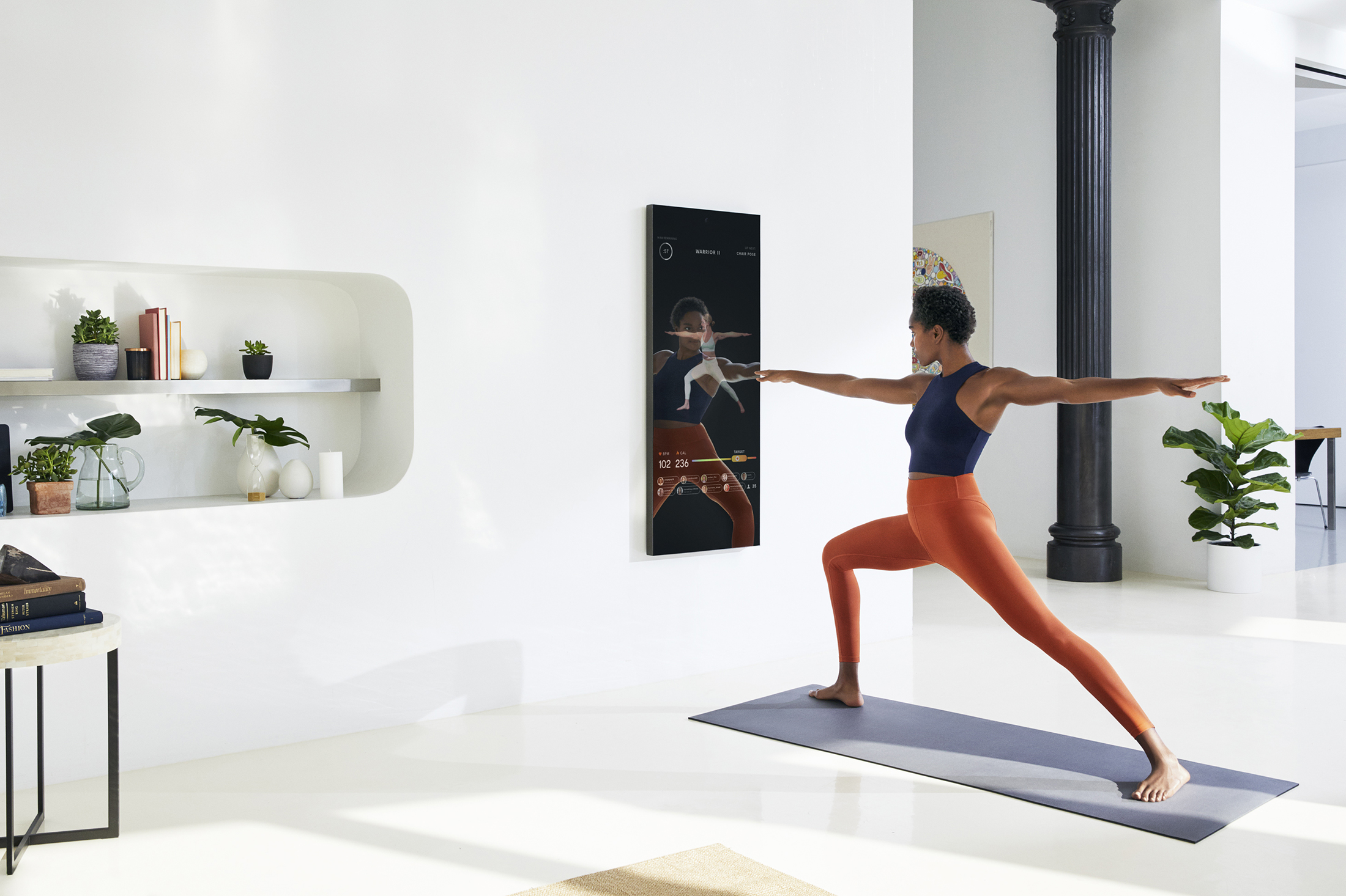 Mirror home fitness studio yoga