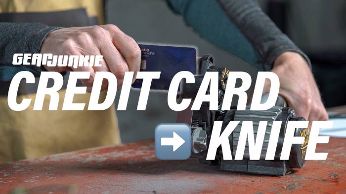 Butter Knife vs. Credit Card: GearJunkie Goes Sharpening