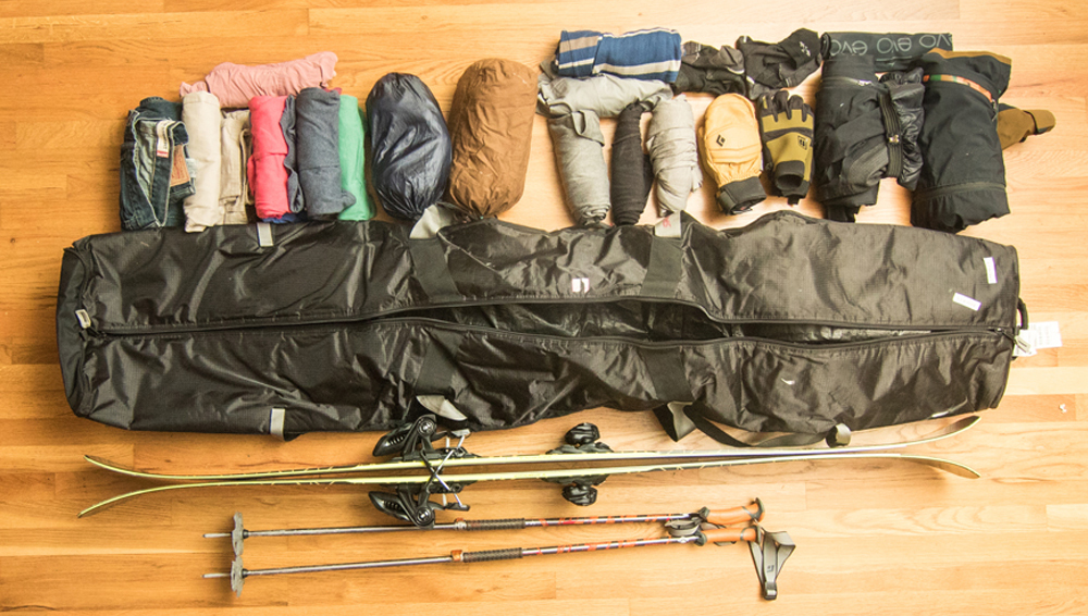 evo japan ski trip packlist