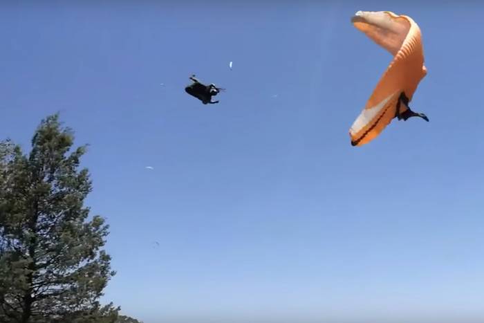 Dust Devil Takes Paraglider for Wild Ride