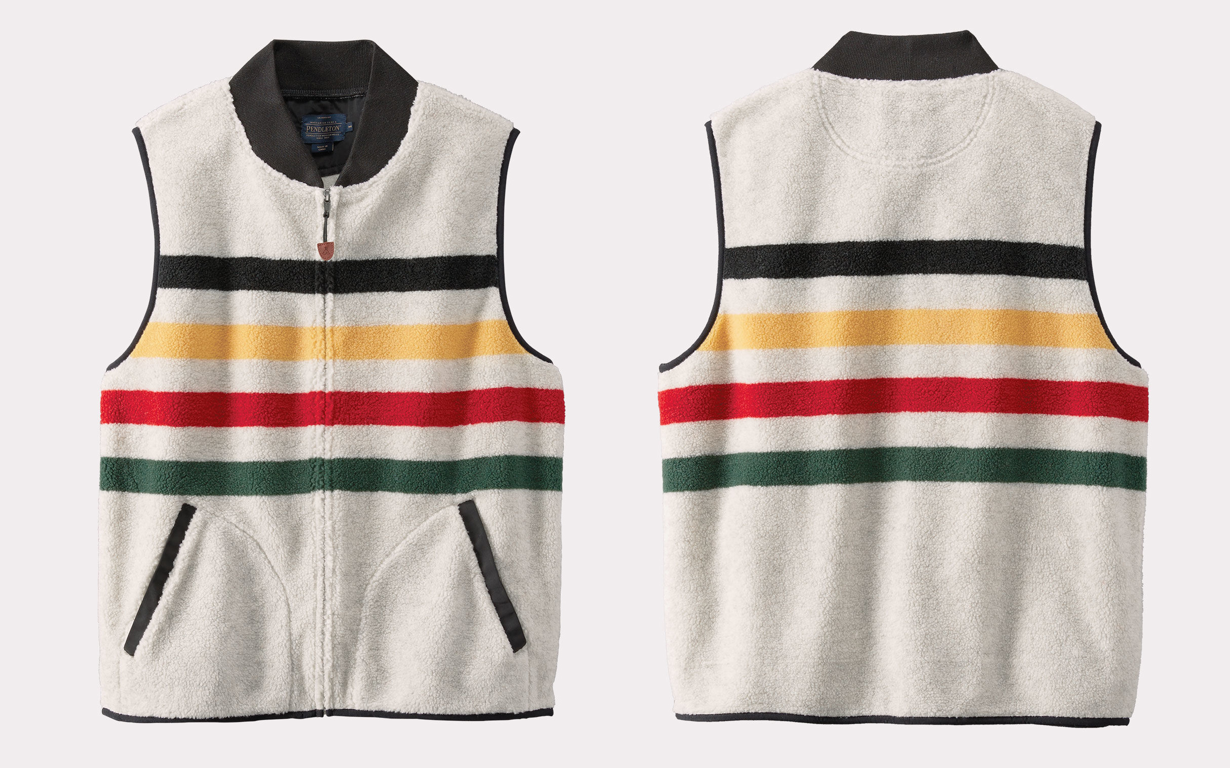 Pendleton Glacier Stripe Fleece Vest Pendleton Glacier Stripe Fleece Vest