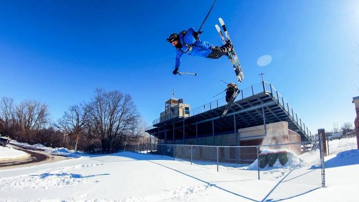 tom wallisch urban skiing