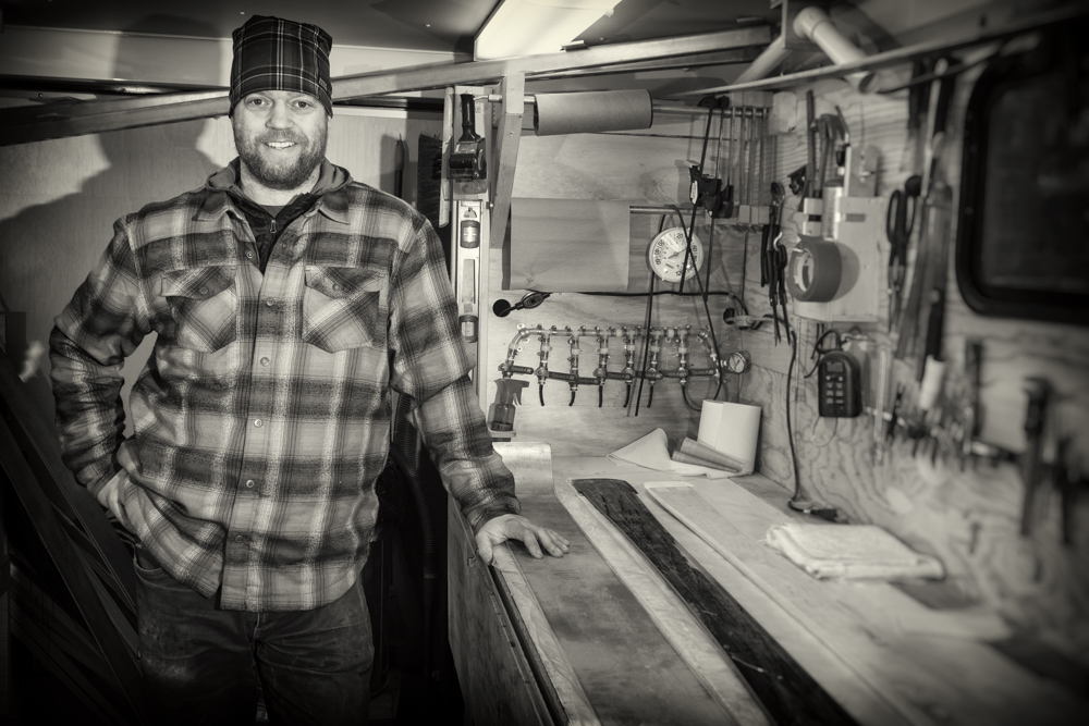 Lars Whitman of Silo Skis