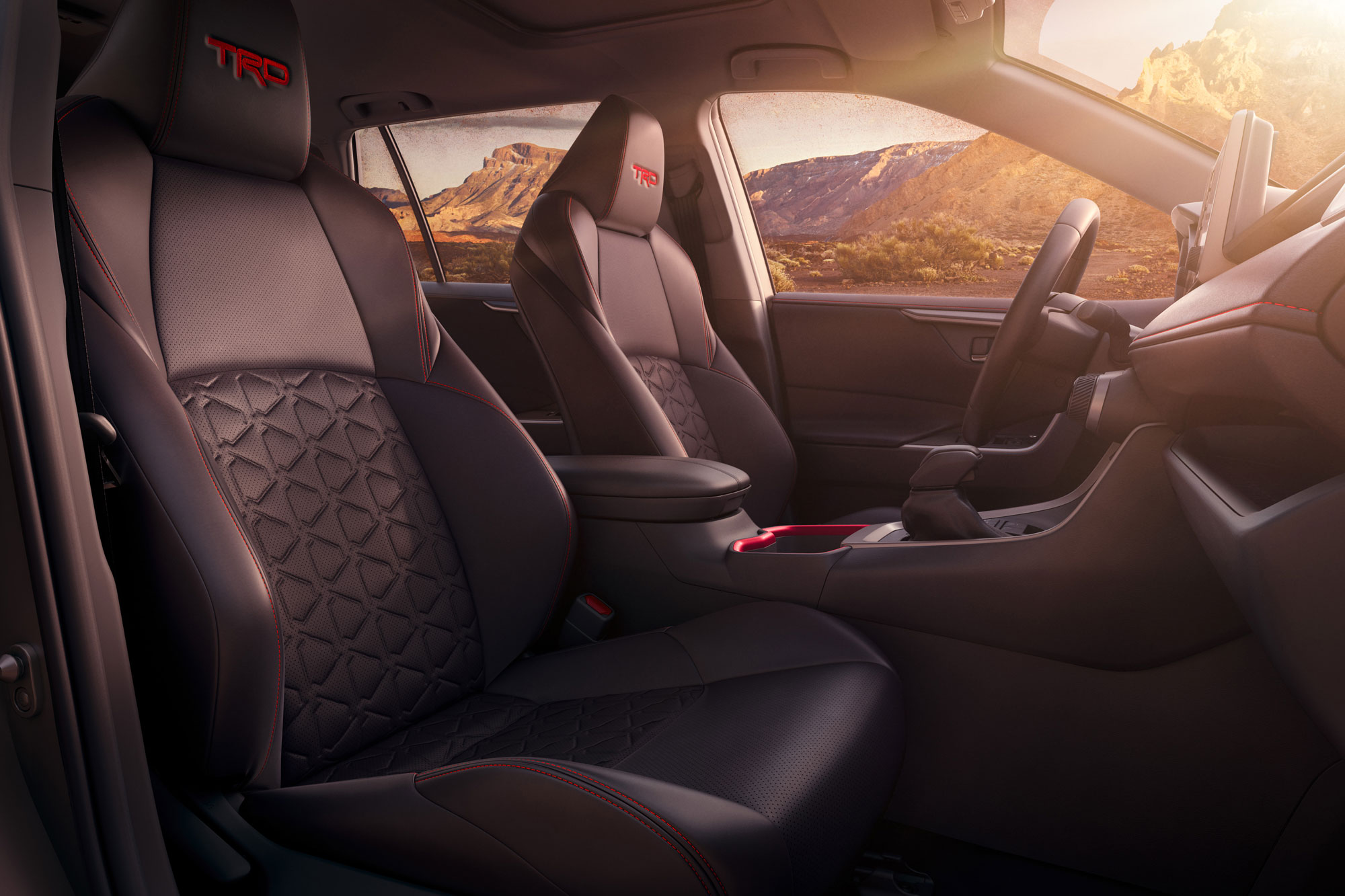 2020 Toyota RAV4 TRD Off-Road interior seats 2020 Toyota RAV4 TRD Off-Road interior seats