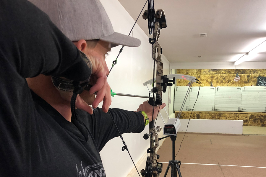 Shooting the Mathews Vertix bow Shooting the Mathews Vertix bow