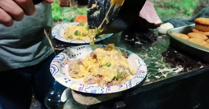 osprey trail magic omelette guy