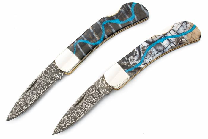 Santa Fe Stoneworks Damascus Steel Mammoth Tusk Sale
