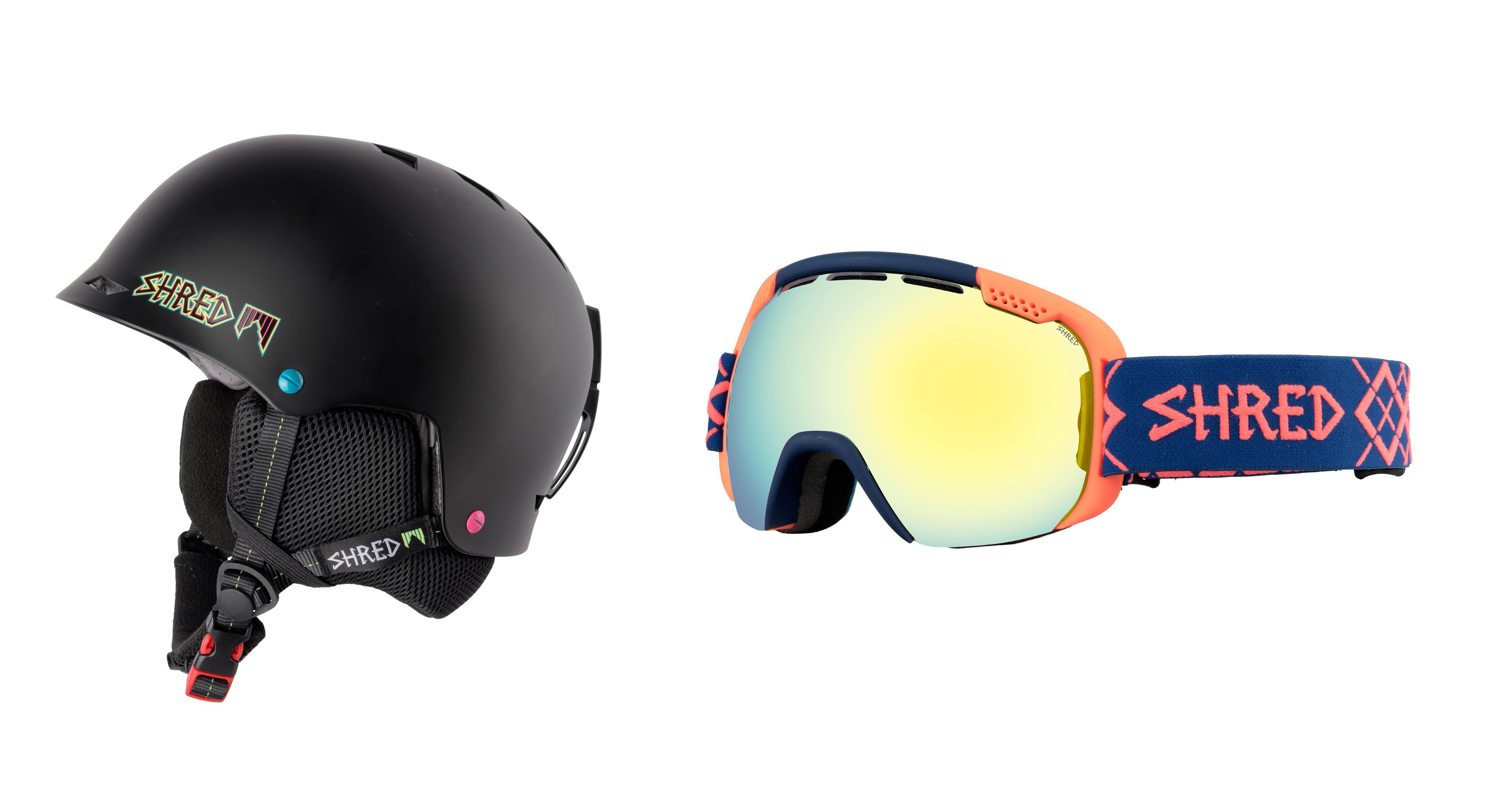 SHRED helmet and goggles sale