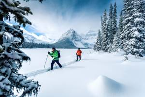 Eric Hansen Snow Shoeing in the Mountains Winter Camping
