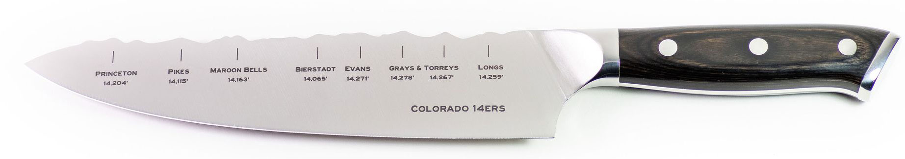 Peak Knife Company Colorado 14ers Chef's Knife