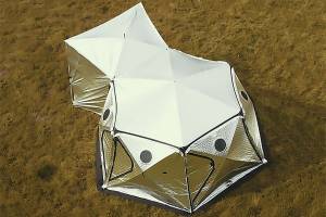 Shiftpod XL Burning Man glamping tent