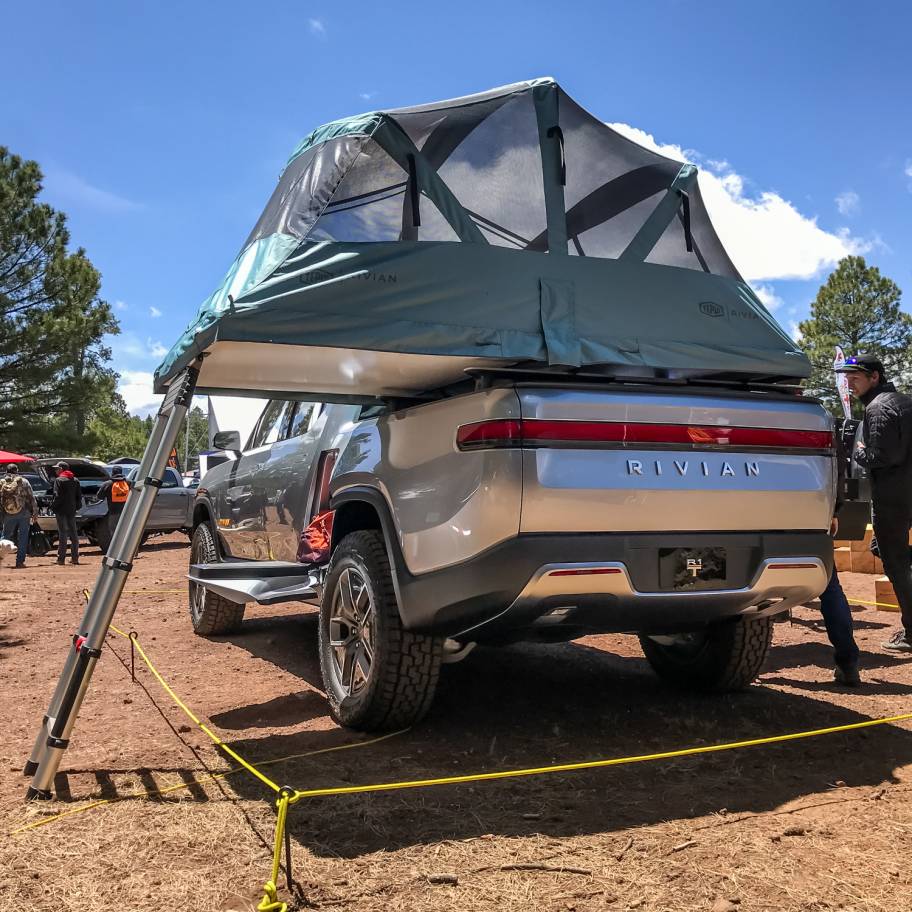 Rivian Electric Truck Gets an Overlanding Camper Makeover GearJunkie