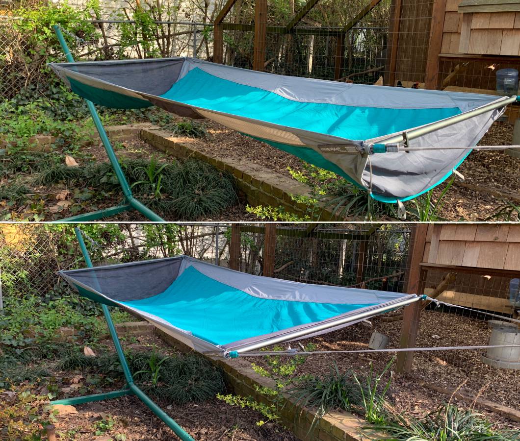 ENO SkyLoft Hammock Review No More Taco With LayFlat Design GearJunkie