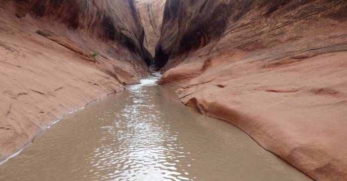 slot canyon flash flood