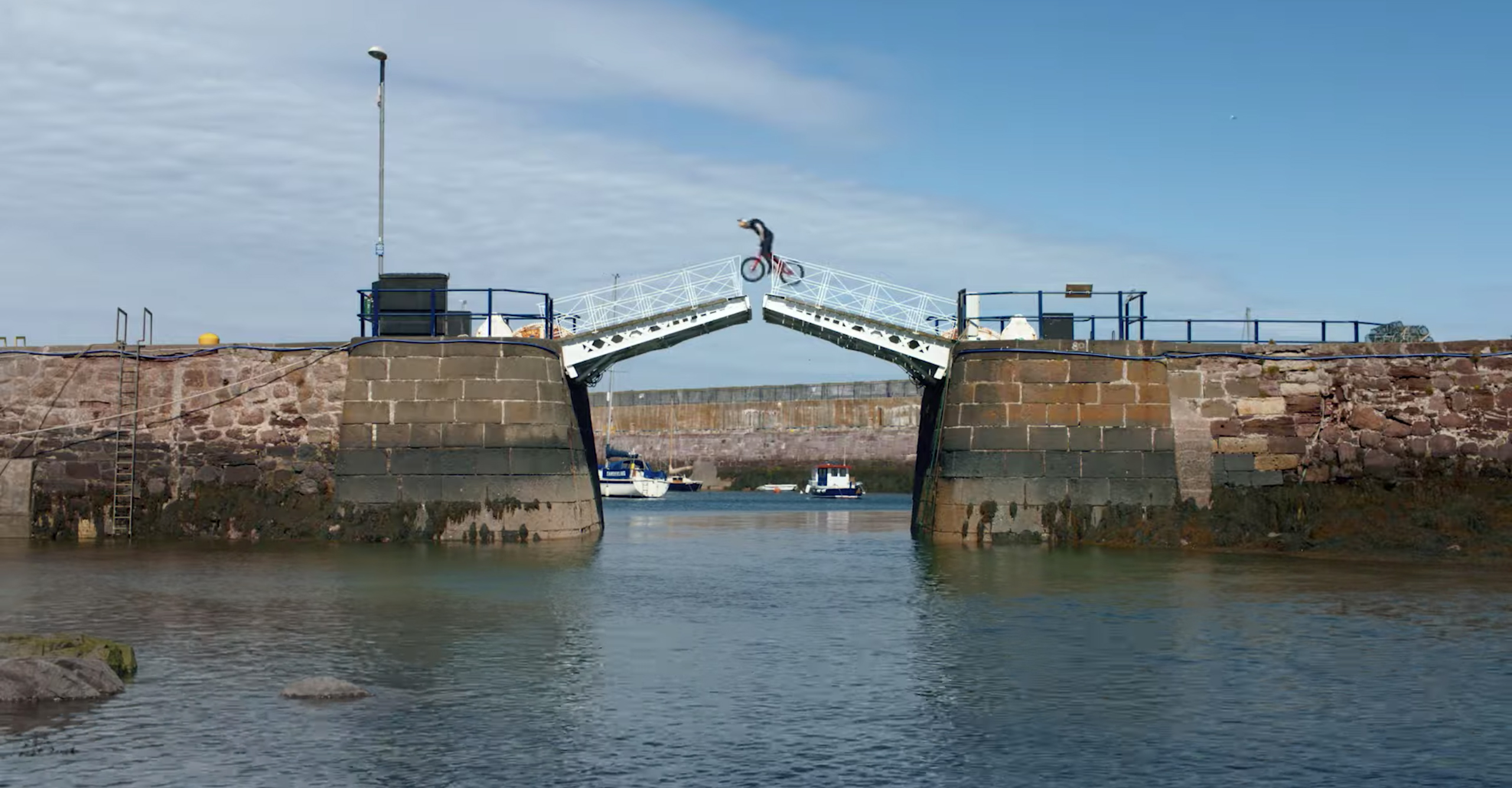 Watch Danny MacAskill Front Flip Over Drawbridge Gap