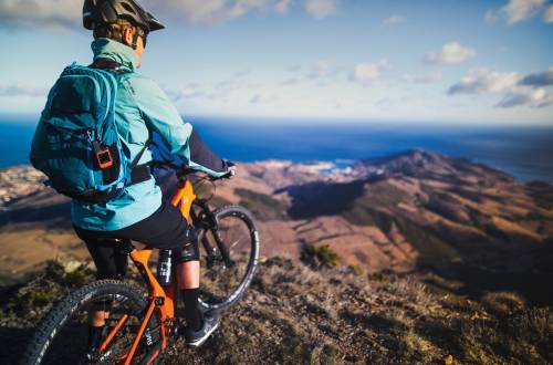 Screaming Deals: Outdoor Gear Savings of the Week Mountain Biker with Garmin