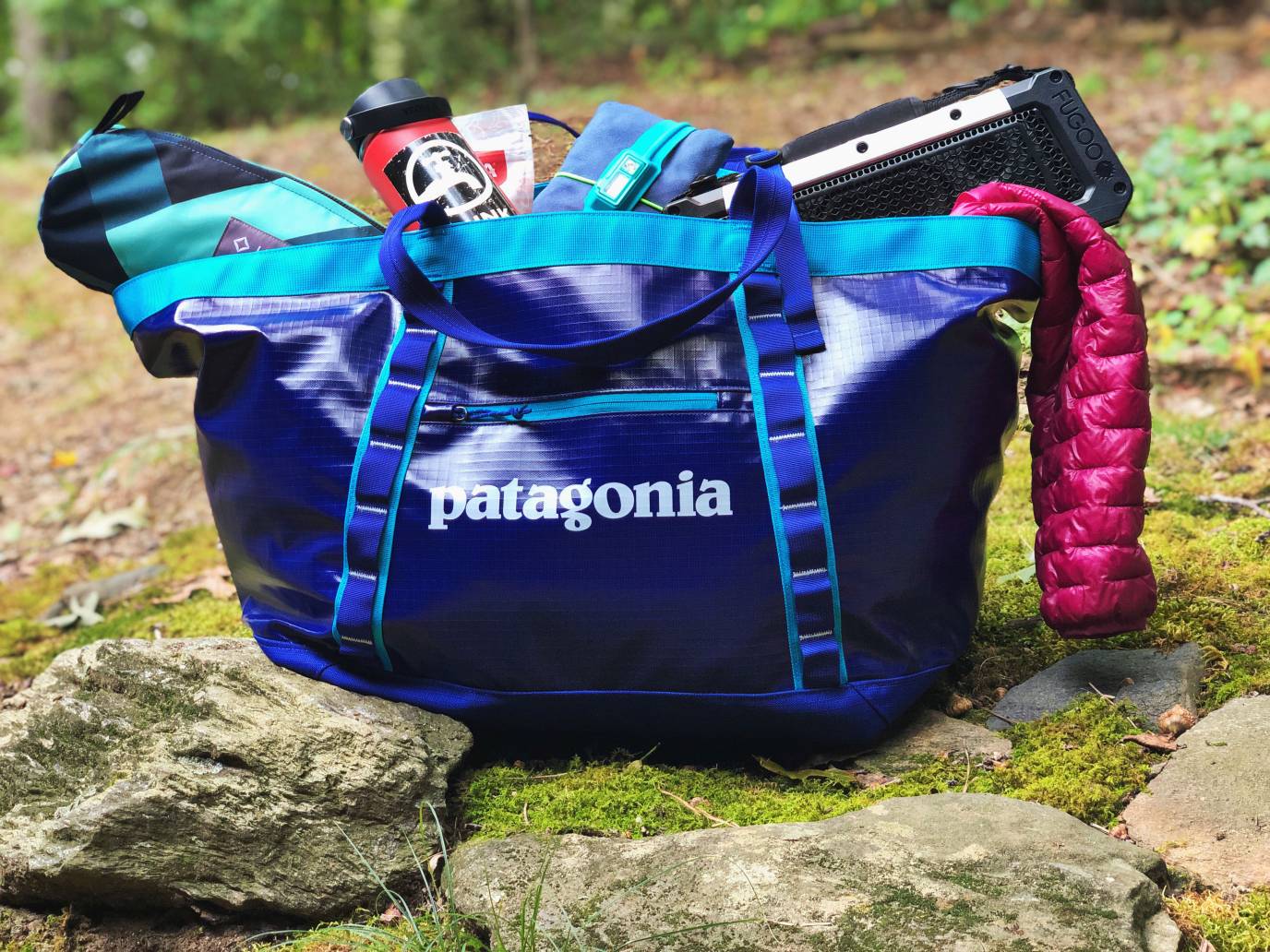 Patagonia Recycled Black Hole Gear Tote First Look GearJunkie