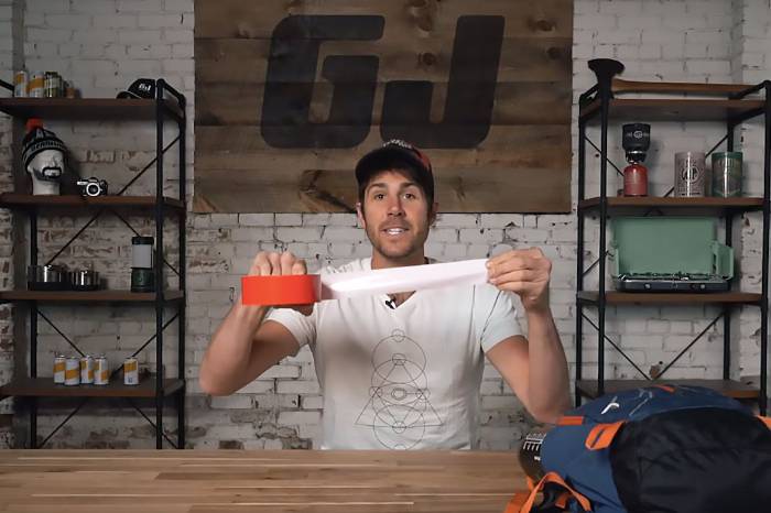 Day hiking gear duct tape