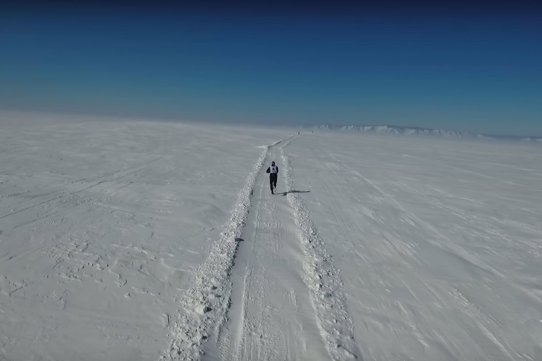 ‘Ice Marathon’: Run Across the World’s Deepest Lake (in Siberia)
