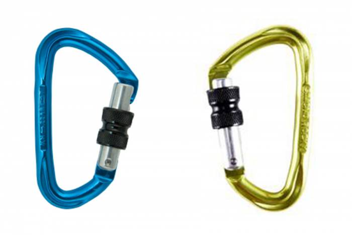 Decathlon Rocky screwgate carabiners for climbing