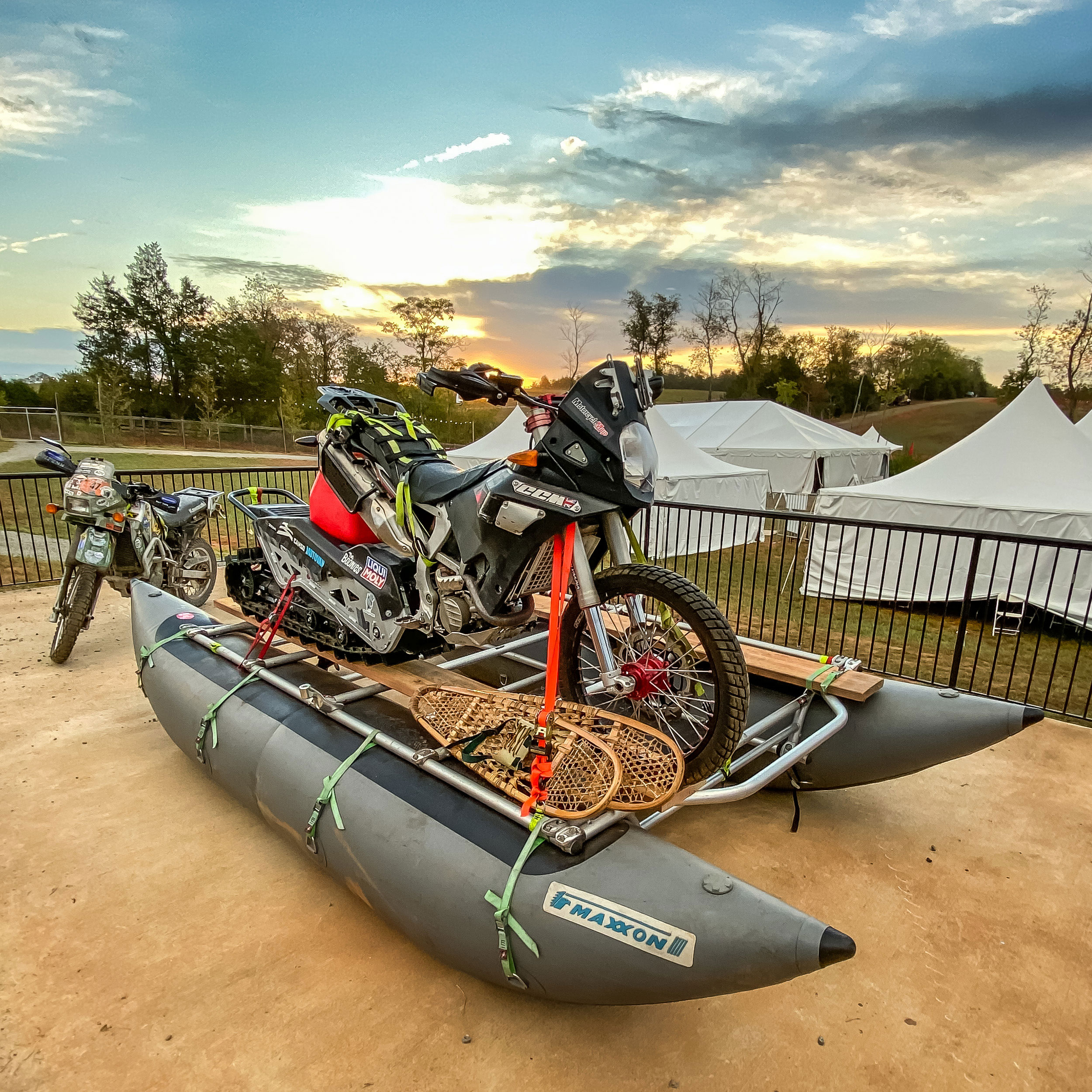 Zombie Apocalypse motorcycle pontoon