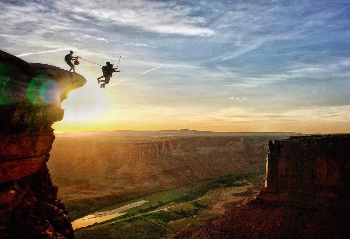 Tandem BASE Jumping in Moab How to Take the Leap GearJunkie