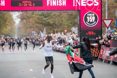Sub-2-Hour Marathon! Eliud Kipchoge Etches Name in History