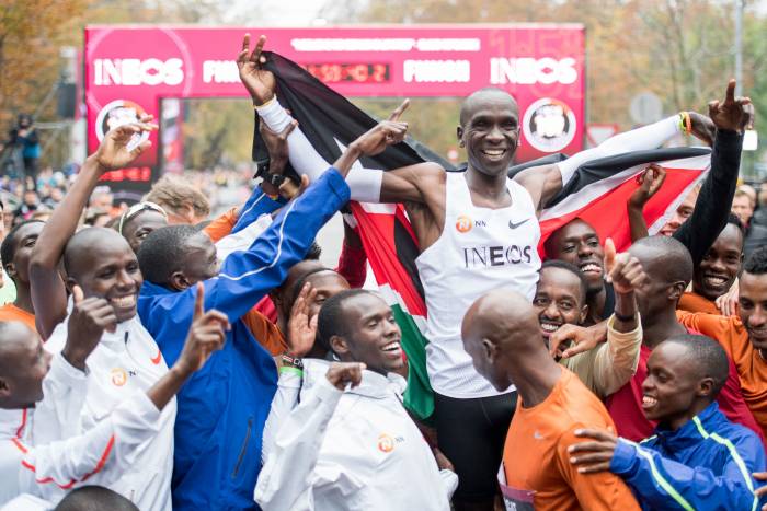 Eliud Kipchoge marathon record