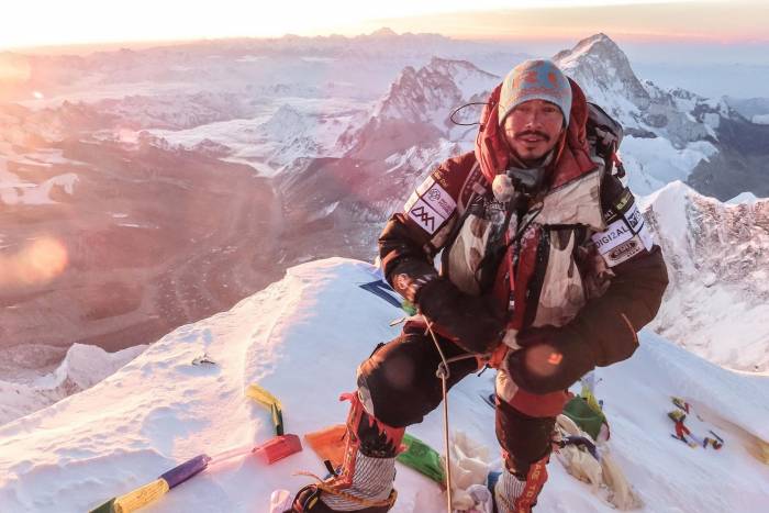 Nims Purja climbing Everest for Project Possible