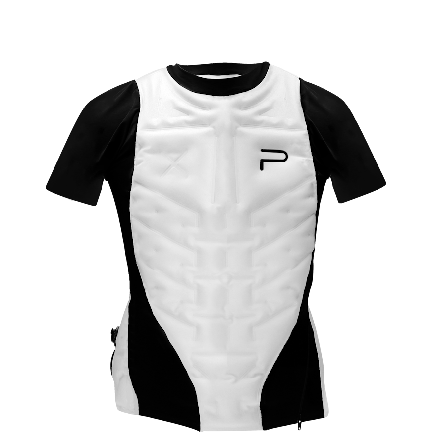 Puffers Inflatable Swim Shirt against white background