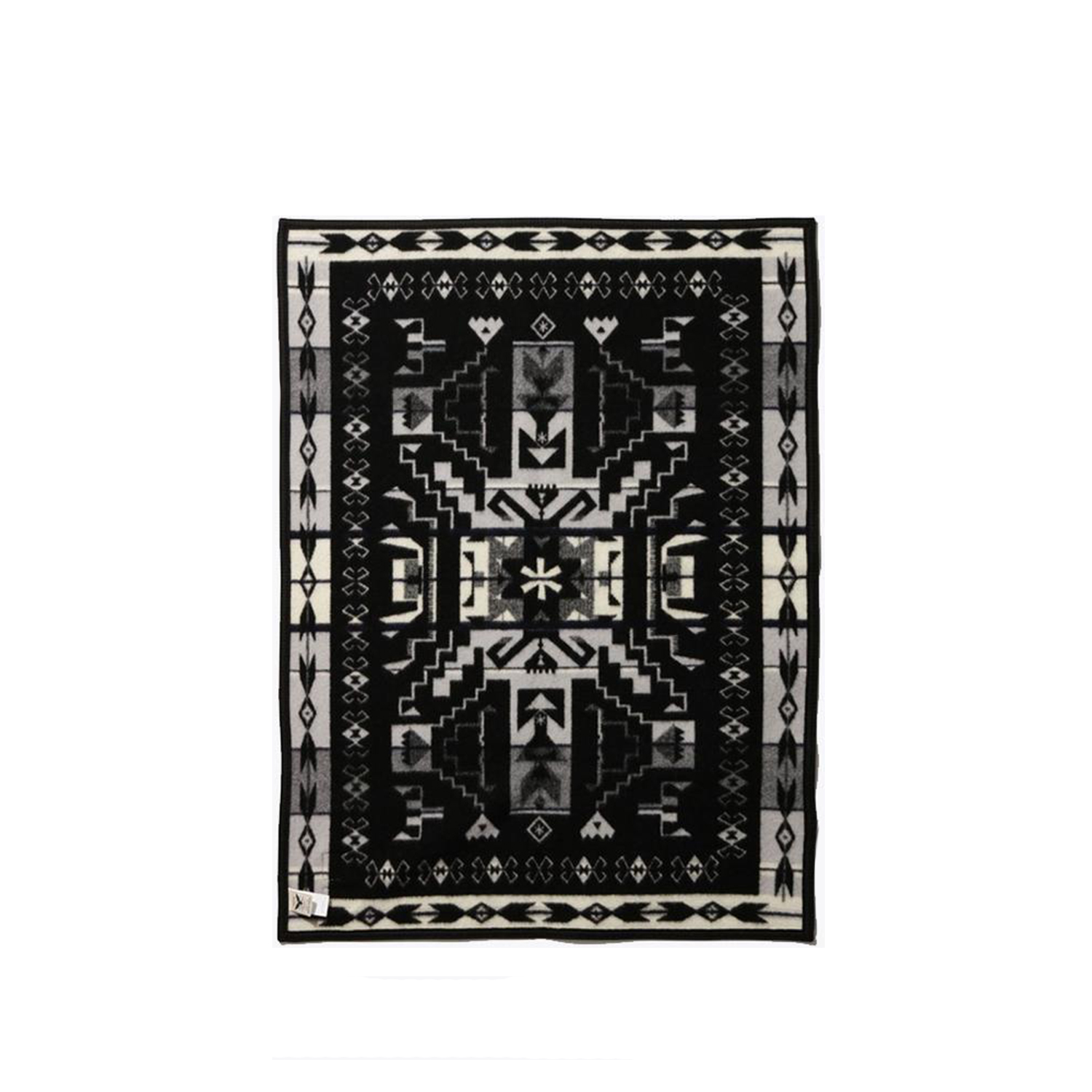 Snow Peak x Pendleton Woolen Mills Stormpattern Blanket against white background