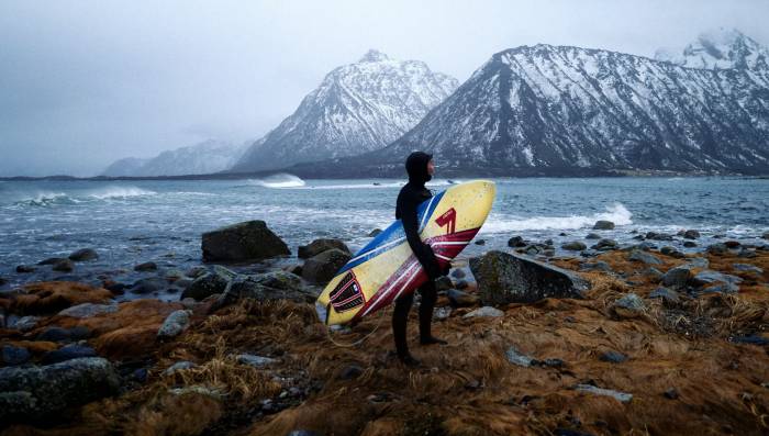 Winter Islands surf film